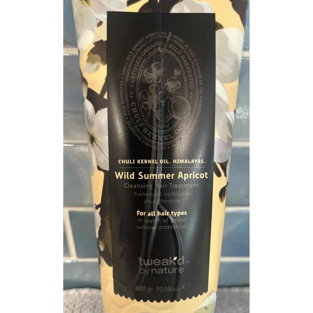 Tweak'd By Nature Wild Summer Apricot‎ Cleansing Hair Treatment 10.58oz Sealed